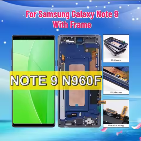 Note9 Display for Samsung Galaxy Note 9 LCD Display Touch Digitizer for Samsung Note9 N960F/DS Scree
