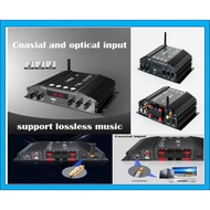 Speaker 4-8 Ohm 240 W (60 W x 4) 20-20 KHz SPEAKER Amplifier Bluetooth USB TF HiFi Sound Booster wit