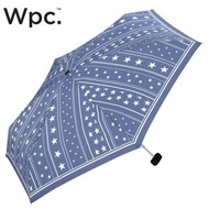 【💥W.P.C. 雨傘系列】Wpc. 星星圖案 迷你 短雨傘 折疊傘 縮骨遮 藍色 日本直送