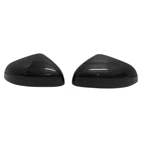 Rear View Mirror Cover Trim Side Door Wing Mirror Housing For Ford Fiesta MK8 2019-2024