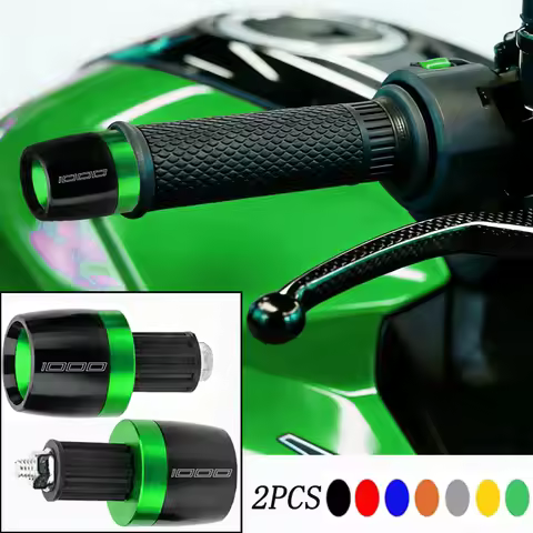 For Kawasaki Z1000 Z1000R Z1000SX Ninja 1000 1000SX Motorcycle Handlebar Grips Ends Handle Bar Cap E