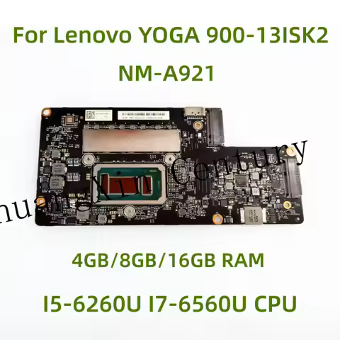 NM-A921 motherboard suitable for Lenovo YOGA 900-13ISK YOGA900 laptop with I5-6260U I7-6560U CPU 4GB