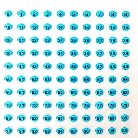 10 Sheets Pack of Queen Marking Numbers 0-99 Numbers Each Sheet Queen Bee Marking Sticker Beekeeping