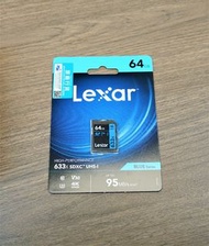 Lexar 633x SDXC UHS-I Memory Card 64GB - Brand New