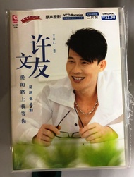 Thomas Khor 许文友 Vol.2 爱的路上我等你 是酒也是泪 CD + VCD Karaoke 原声原影 Original New And Sealed