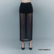 VICKTEERUT (ราคาปกติ 7550-.) Low Waist Long Skirt กระโปรงยาว เอวต่ำ