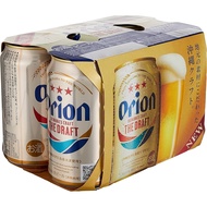 ORION DRAFT BEER CAN 5% 6SX350ML