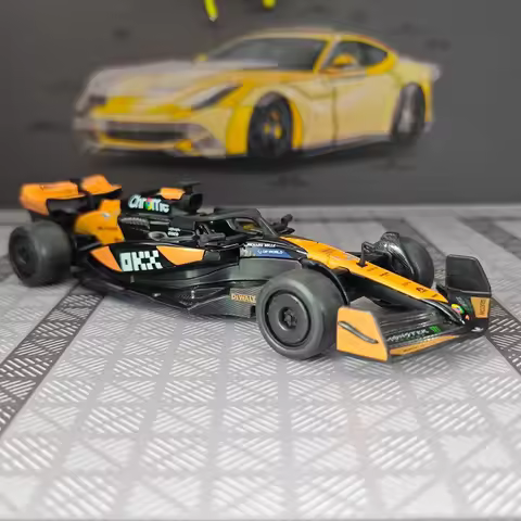 1:32 Simulation McLaren F1 Racing MCL38 Alloy Rally Car Model Static Desktop Car Ornament Collection