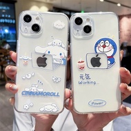 เคส SC 14 Promax7โทรศัพท์โปร่งใส/8P1 3 Apple 12รวมทุกอย่างเพลงแมวสตรอเบอร์รี่หมี iPhone 11 15ใหม่