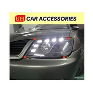 PROTON WAJA LED PROJECTOR HEAD LAMP HEADLAMP HEADLIGHT LIGHT WITH RUNNING SIGNAL