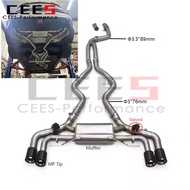 CEES Exhaust Bmw G20 330i Exhaust Pipe Assembly for BMW M340/M340i 3.0T 2019-2022 Stainless Steel Ra