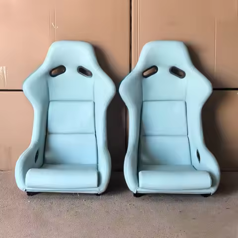 EDDY Original Carbon Fiber Racing Bucket Seats for Volkswagon VW Golf GTi Golf R R-Line MK4 MK4.5 MK