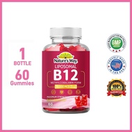 Nature's Way Maximum Strength B12 10000mcg Gummies - Supports Energy, Immunity & Nerve Health