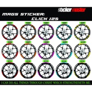 Click mags reflectorized sticker