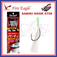 Fire Eagle Sabiki Hook 5758 Fishing Hook Mata Kail Ikan Cencaru, Ikan Talang ikan Selar, ikan Kunyit