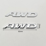 3D Metal Car Sticker HYBRID SYNERGY DRIVE V8 LIMITED AWD 4WD Logo Badge Fender Trunk Emblem For Toyo