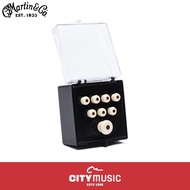 Martin 18APP60 Inlaid Bridge & Endpins - White/Tortoise