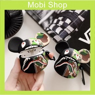 Airpods Case Airpods 1/2 KAWS BAPE Cover - Wireless Headphone Case i11, i12, i13