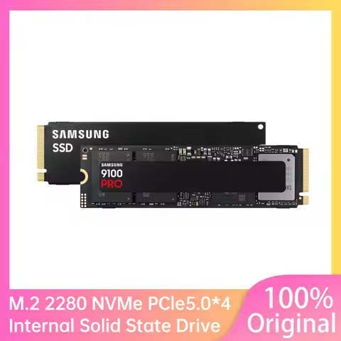9100 Pro Internal Solid State Drive 1TB 2TB 4TB NVMe SSD M.2 2280 PCIe 5.0X4 Original SAMSUNG for La