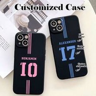 Customized Contrast Color Minimalist Sports Jersey Style, Numeric Striped Design, Customized Commemo