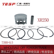XR250 73MM Suitable for Ring Honda Motorcycle Piston Piston Ring Assembly Engine Cylinder