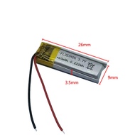 350926 3.7V 60mAh Lithium Rechargeable Batteries For MP3 MP4 MP5 GPS PSP mobile bluetooth