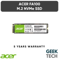 ACER FA100 M.2 2280 NVMe PCIe Gen3x4 SSD 128GB/256GB/512GB/1TB/2TB