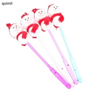 QUIM Bright Color Glowing Wands Long Time Use Fun Pack of 4 Portable Accessory for Kids and Adults A