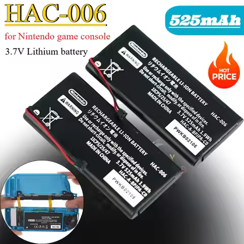 525mA HAC-006 HAC006 525mAh Battery for Nintendo Switch Switch NS Joy-Con Joycon Controller HAC-015/
