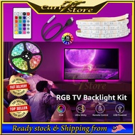 🔥[Ready Stock]🔥 RGB LED Strip WATERPROOF  (RGB 5050 LED) Monitor/Tv Backlight 16 COLOR with remote C
