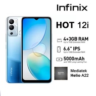 HP Infinix Hot 12i 4/64 GB Fullset - Free Bonus - 4/64GB