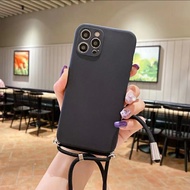 Case Macaron FREE Sling Tali for Samsung A12 Samsung A02 Samsung A02S Samsung A22 (4G)(5G) Samsung A