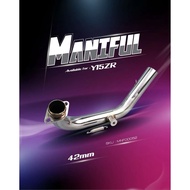 ESPADA RACING Y15ZR RACING EXHAUST MAINFOLD 42MM STAINLESS FRONT PIPE 42MM EXHAUST FRONT PIPE 42MM