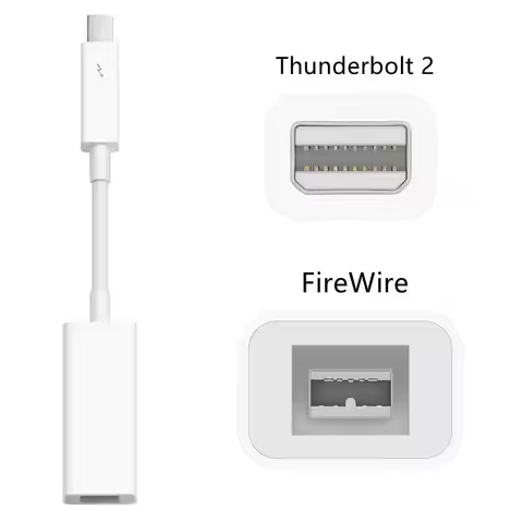 Thunderbolt 2 To FireWire 800 RJ45 9pin Adapter Thunderbolt 3 2 To Fire 1394B network Card Suitable 