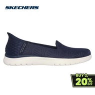 Skechers Women Slip-ins On-The-GO Flex Clover Walking Shoes - 138182-NVW Air-Cooled Memory Foam