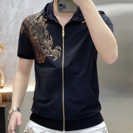 KEMEJA T-shirt/shirt/Men/Dragon/Dragon Pattern T-shirt over Shoulder Dragon