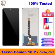 100% Tested 6.8'' LCD For Tecno Camon 18P lcd 18 P CH7n CH7 LCD Display Touch Screen Assembly For Te