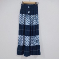 [PRELOVED] Denim Argyle Layered Skirt