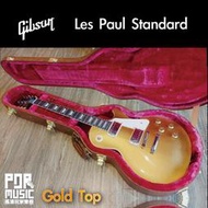 【搖滾玩家樂器】全新 免運 公司貨 2023 Gibson Les Paul Standard 50s gold top