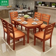 All-solid wood chairs Dining chairs Home stools Backrest chairs Simple modern new Chinese hotel restaurant dining tables and chairs