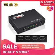 4K 2K UHD HDMI Splitter 1 Input 4 Output Amplifier Repeater Hub 1080p 1x4 HDTV 3D HDMI SPLITTER 1 TO