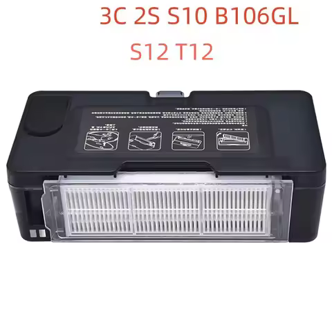 2-in-1 water tank dust collection box suitable for Xiaomi 2S S10 3C B106GL S12 T12 vacuum cleaner