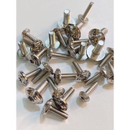 [P2]Pre-assembled Salaya fairing screw set for Exciter 135, ex150, ex155, ex10... made of 304 stainl