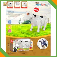 Mainan Anak Edukasi Hewan Sapi Bisa Jalan Ada Musik dan Lampu pakai Baterai