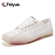 飞跃（FEIYUE）feiyue飞跃×余额宝联名锦鲤鞋遇光变色帆布鞋女鞋百搭低帮休闲鞋 0108白色 37