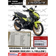COVER SET ( LEMON YELLOW ) *06900-K2P-MB0ZA FOR HONDA WINNER RSX150 ORIGINAL BSH HONDA SPAREPARTS LA