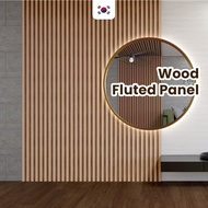 Dekorea WPC PVC Fluted Panel Wall Panel Wood Strip Grille Wainscoting