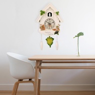 Perfk Vivid Cuckoo Wall Clock Quartz Arabic Numerical Decorative Clock for Indoor Bathroom