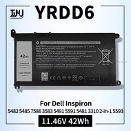 YRDD6 1VX1H Laptop Battery for Dell Inspiron 5482 5485 5491 3310 2-in-1 3493 3593 3793 5493 5585 559