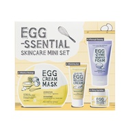 [Too Cool for School] Egg-ssential Skincare Mini Travel Size Set [Includes: Egg-zymn Whipped Foam + 